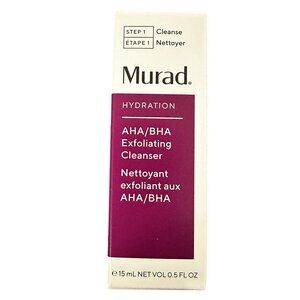 Murad AHA/BHA Exfoliating Cleanser Chemical + Physical Exfoliants 0.5oz/15mL